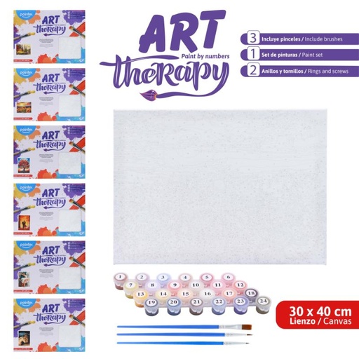 [CA-23133] LIENZO DE ARTE (PINTAR POR NUMEROS) - 30x40CM
