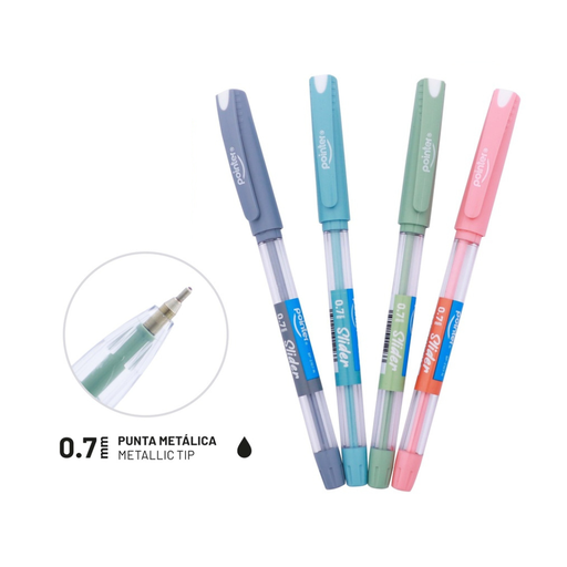 [BP-2107-N] BOLIGRAFO SLIDER - TINTA NEGRA 0.7MM UNIDAD