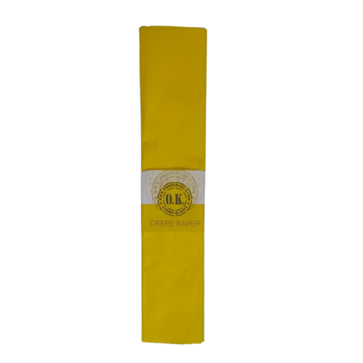 [80.30.10] PAPEL CREPE - AMARILLO BANDERA 50x200CM