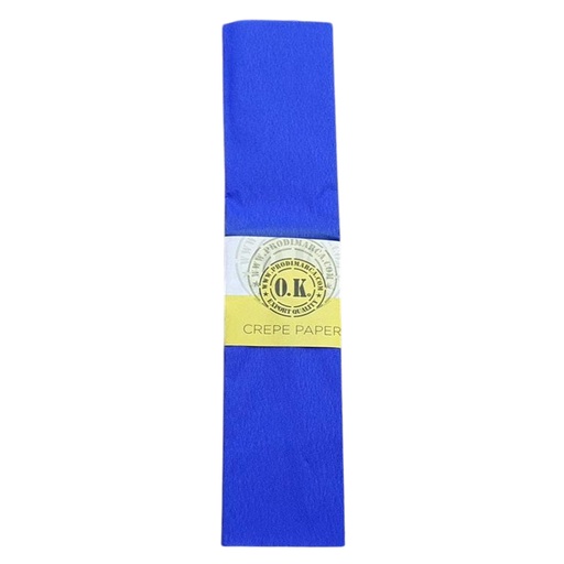 [80.39.10] PAPEL CREPE - AZUL BANDERA 50x200CM