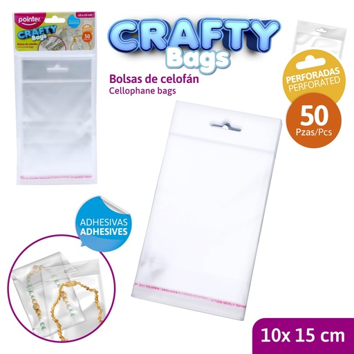 [OBH-46-S] BOLSAS DE CELOFAN ADHESIVAS
