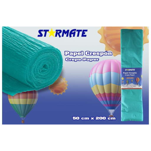 [STR-CP-8023] PAPEL CRESPON 50X200CM LIGHT BLUE
