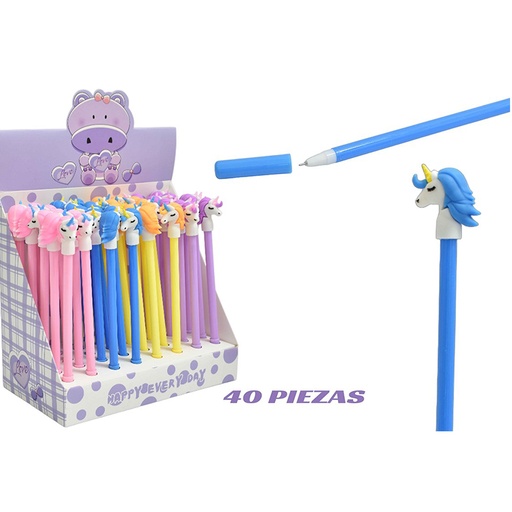 [85800] BOLIGRAFO DE GEL (UNICORNIO) UNIDAD