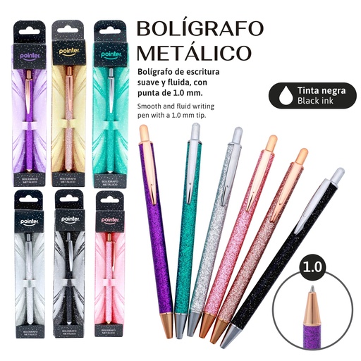 [BP-23195] BOLIGRAFO ESCARCHADO UNIDAD