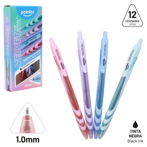 [HBP-2492] BOLIGRAFO HIBRIDO TINTA NEGRA 1.0MM UNIDAD