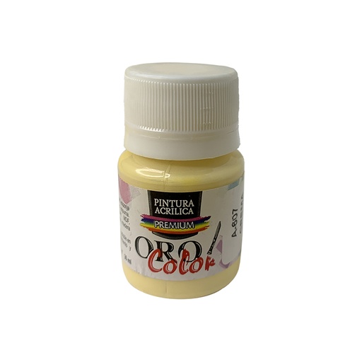 [A-607-30] PINTURA ACRILICA PREMIUM CREMA 30ML