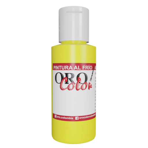 [F002-60] PINTURA AL FRIO AMARILLO PALIDO 60ML