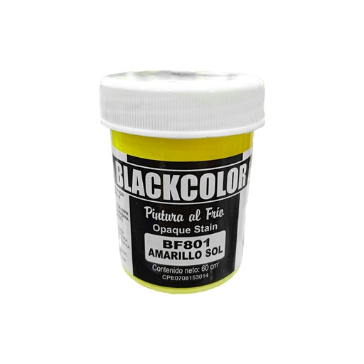 [BF801] PINTURA AL FRIO AMARILLO SOL BLACKCOLOR 60ML