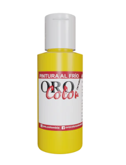 [F004-60] PINTURA AL FRIO AMARILLO TURPIAL 60ML