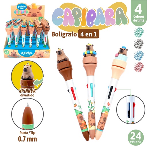 [BP-25195] BOLIGRAFO MULTICOLOR UNIDAD