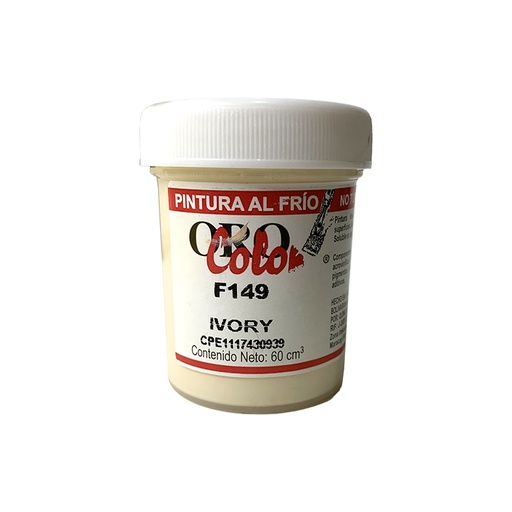 [F149-60] PINTURA AL FRIO IVORY 60ML
