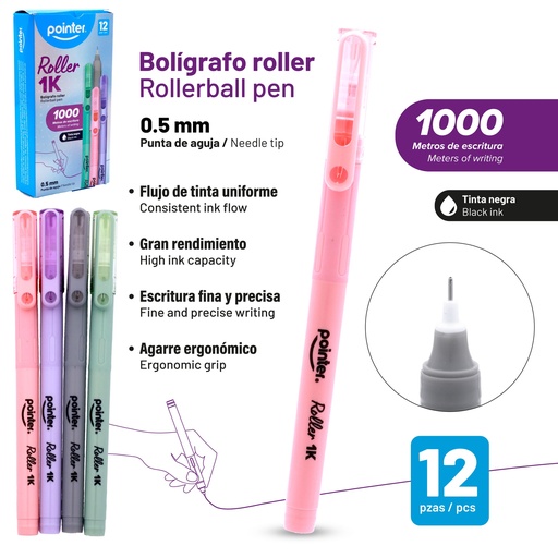 [BP-2516] BOLIGRAFO ROLLER 0.5MM UNIDAD