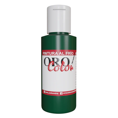 [F107] PINTURA AL FRIO VERDE BOTELLA 60ML