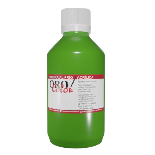 [F051-250] PINTURA AL FRIO VERDE MANZANA 250ML
