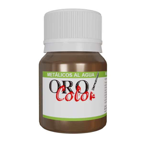 [F208] PINTURA METALICOS AL AGUA BRONCE METALICO 30ML