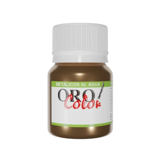 [F201-30] PINTURA METALICOS AL AGUA ORO QUEMADO 30ML