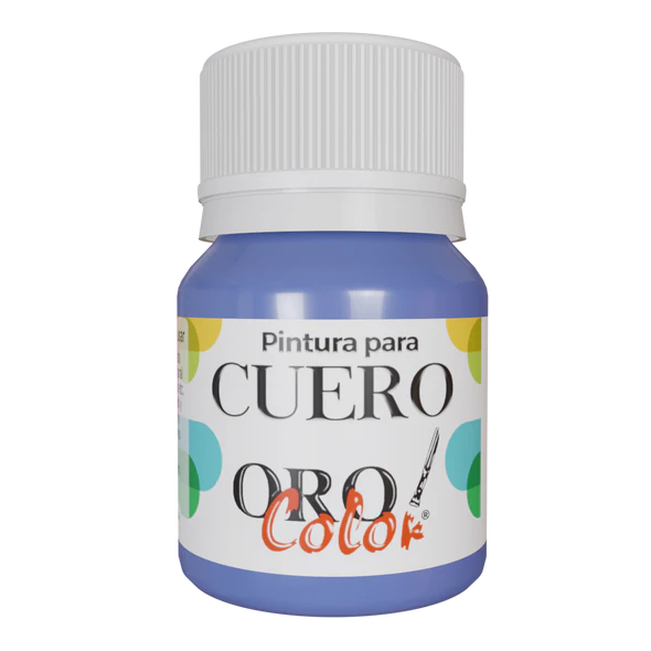 [CU-628] PINTURA PARA CUERO AZUL SEDA 30ML