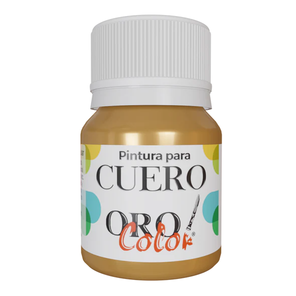 [CU-671] PINTURA PARA CUERO ORO 30ML 