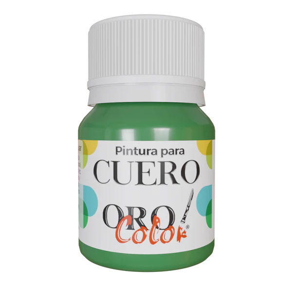 [CU-638] PINTURA PARA CUERO VERDE ESMERALDA 30ML