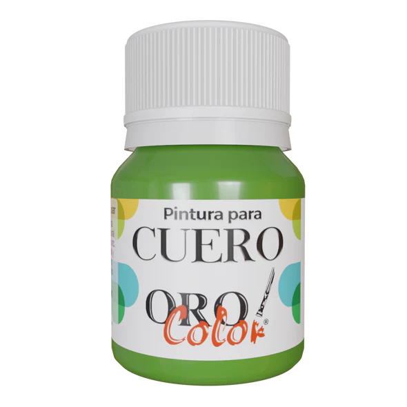 [CU-639] PINTURA PARA CUERO VERDE MANZANA 30ML