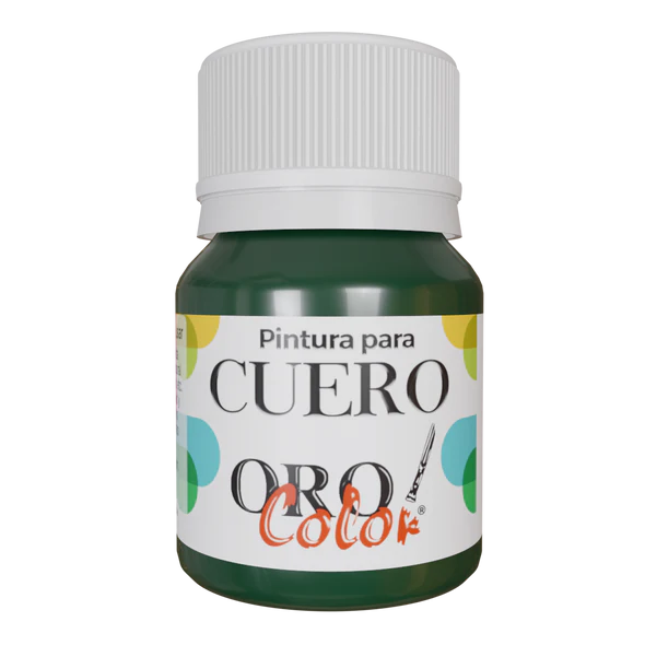 [CU-635] PINTURA PARA CUERO VERDE OSCURO 30ML 