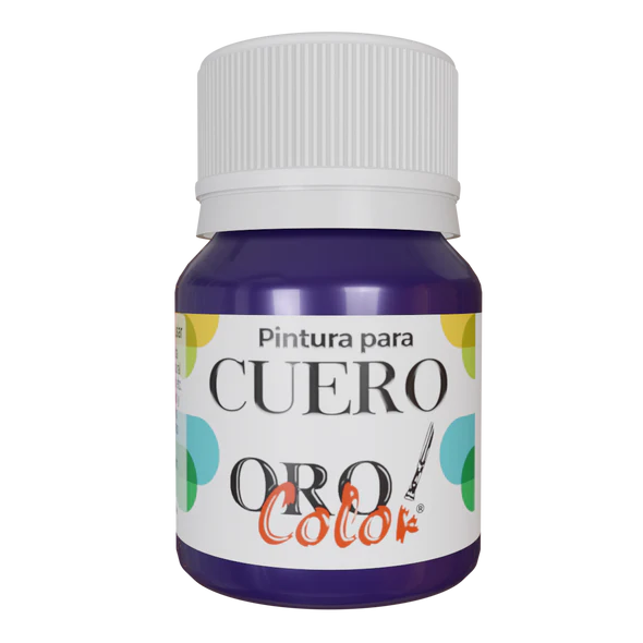 [CU-664] PINTURA PARA CUERO VIOLETA PERLADO 30ML