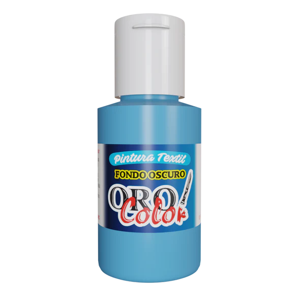 [FO-511] PINTURA TEXTIL FONDO OSCURO AZUL CIELO 30ML