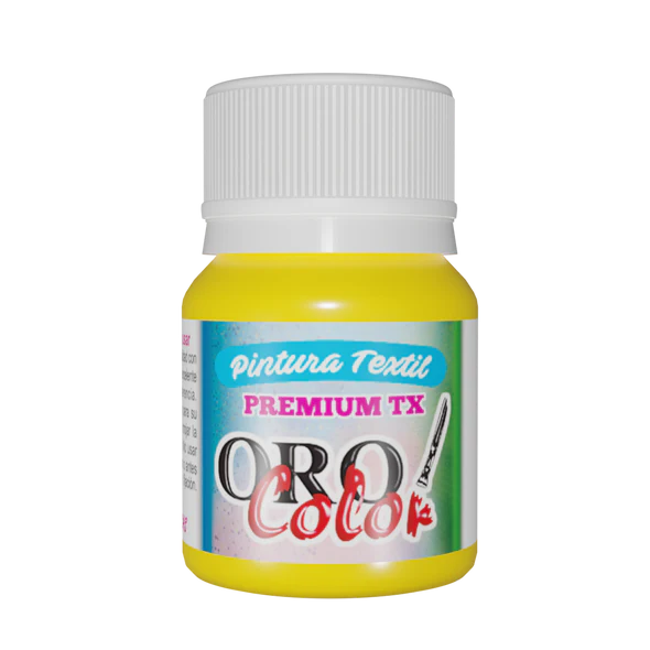 [TX302] PINTURA TEXTIL PREMIUM AMARILLO CANARIO 30ML