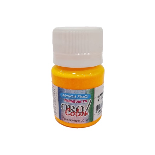 [TX402] PINTURA TEXTIL PREMIUM MARACUYA NEON 30ML