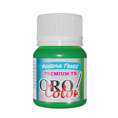 [TX355] PINTURA TEXTIL PREMIUM VERDE ESMERALDA 30ML