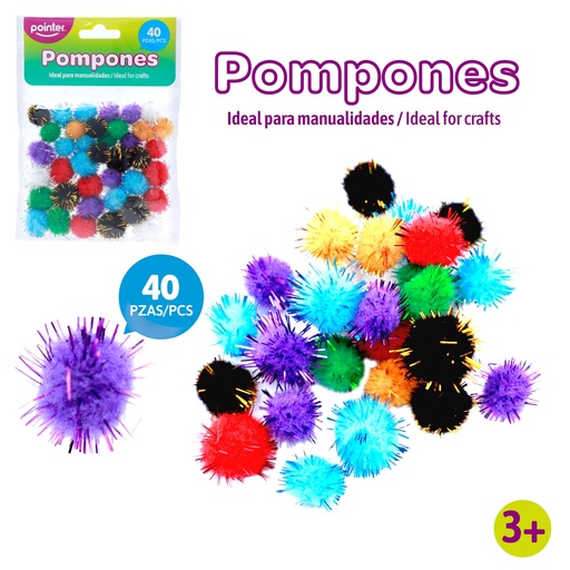 [ANC-1761] POMPONES PARA MANUALIDADES