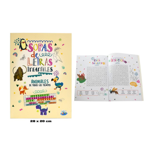 [BK-312] SOPAS DE LETRAS INFANTILES-ANIMALES DE TODOS LOS TIEMPOS