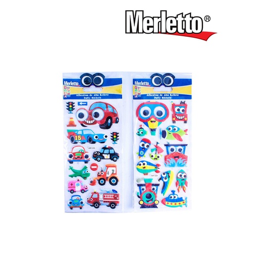 [785-7142846] STICKERS DE RELIEVE