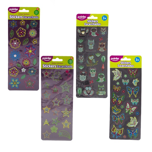 [MAS8011-GSK] STICKERS ESCARCHADOS