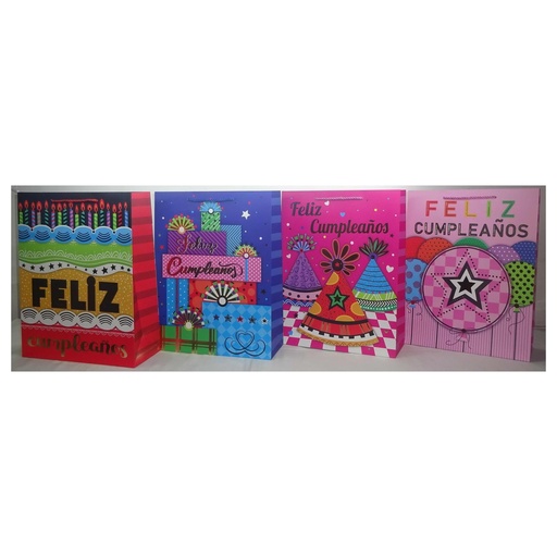 [786-6451807] BOLSA DE REGALO GRANDE OCASION 30x39x12CM